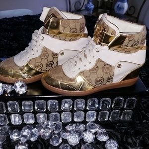 High top Designer Wedge Sneakers